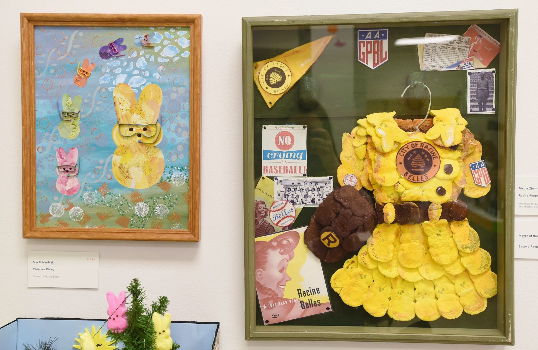Nicole Zimmer's "Racine Peeps Baseball"